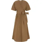 Soft Rebels Srhalen Midi Dress - Brown - S