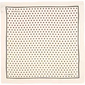 Coach Huivi 'APPLE DOT' beige / musta