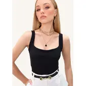 Trend Alaçatı Stili Toppi musta