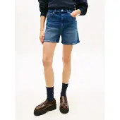 Tommy Hilfiger Mom Short Bj8155 - Blue - 26