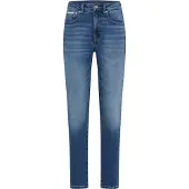 Calvin Klein Jeans Farkut 'Whiskered Mid Rise Skinny' sininen denim