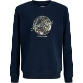 Jack & jones Junior Collegepaita 'Honolulu' tummansininen / valkoinen