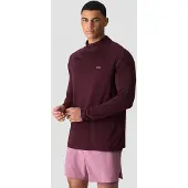 ICANIWILL Mirage 1/4 Zip Long Sleeve Maroon Red