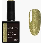 Nailura Gel Polish 360 – Yellow Gold Shimmer – 10 ml