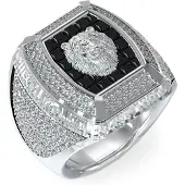 GUESS Lion King Pave Rengas