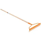 Flo metalliharava 14-hampainen 130cm kehystetty (35758)