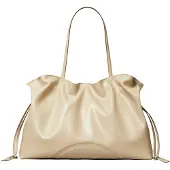 Tory Burch Ella Recycled Drawstring Tote - Cream - ONE SIZE