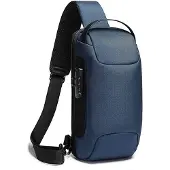 INF Crossbody laukku vettä hylkivällä kankaalla Sininen