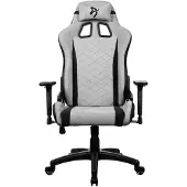 AROZZI Avanti Soft Fabric - Light Grey, kangasverhoiltu pelituoli, vaaleanharmaa/musta