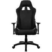 AROZZI Avanti Soft Fabric - Pure Black, kangasverhoiltu pelituoli, musta