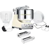 Ankarsrum Assistent Original AKM 6230 yleiskone ja pastasetti, light creme