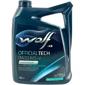 WOLF Officialtech Ms-v Sae 0w-20 Moottoriöljy 5l