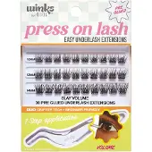 Ardell Winks Press On Underlash Extensions Slay Volume - Black - ONE SIZE