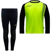 Uhlsport Maalivahdin Asu Impulse - Keltainen/musta Lapset, koko 116 cm