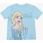 Disney Frozen T-paita, Vaaleansininen, 128-134