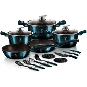 Berlinger Haus Pots BERLINGER HAUS 17 ELE METALLIC AQUAMARINE BH-6164