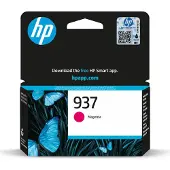 HP – 937 magenta alkuperäinen mustepatruuna, Perusvärintuotto, Magenta, 1 kpl, 800 sivua, Kertapakkaus (4S6W3NE)