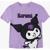 Hello Kitty Kuromi T-paita, Violetti, 116-122
