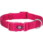 Trixie Premium collar S-M: 30-45 cm/15 mm fuchsia