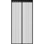 INF Hyttysverkko oveen magneettikiinnikkeellä 100 x 220 cm musta