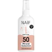 Naif Baby &amp; Kids High Protection Mineral Sunscreen Spray SPF50 100ml