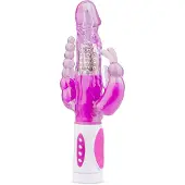 EasyToys Raving Rabbit - 3-haarainen vibraattori (pinkki)