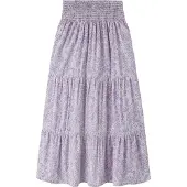 Name it Nkfvinaya Long Wide Skirt - Purple - 152