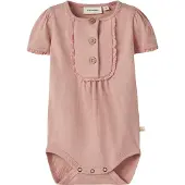 Lil´ Atelier Lil' Atelier Body l/h - NbfHalina - Rose Tan - - 56 - Bodyt L/H