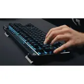 Logitech G PRO X TKL - Näppäimistö - bagbelyst - Bluetooth, 2,4 GHz - QWERTY - US International - tastkontakt: Tactile - pinkki