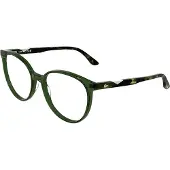 Lacoste L2987 55/17/140 Läpinäkyvät vihreät silmälasit Akryyli NAISILLE L2987