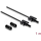 DeLOCK 91036, Musta, Monitila, 100 cm, 1 kpl