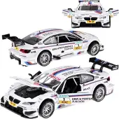 Jokomisiada Metalli urheiluauto BMW M3 DTM mittakaavassa 1:32 äänet valot ZA4608