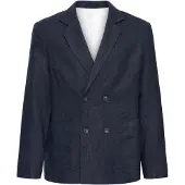 Casual Friday Cfedlund 0272 Linen Blazer - Navy - 46