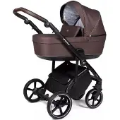 Tinynord Active yhdistelmävaunu (pkt) Onyx/Brown, Dark Chocolate