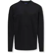 Only & Sons Osjfred Life Loose Ls Tee Jrs Noos - Black - 122-128