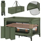 Lionelo JASMIN EASY FOLD Matkasänky, Green Olive