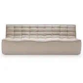 Ethnicraft N701 sohva 3-istuttava Kangas beige