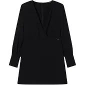 Armani Exchange for woman. XW002205AF16125UC001 Dress Regular V black (XXS), Casual, Polyester, Long sleeve