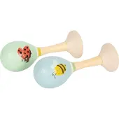 Small Foot - Wooden Maracas Tiny Friends - 2pcs.