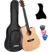 Cascha CGA110 Natural Dreadnought-kitara