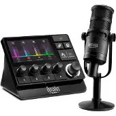 Hercules Stream Essentials Kit, Pöytämikrofoni, Yksisuuntainen/Kardioidi, 50 - 18000 Hz, -56 dB, 350 Ω, 79 x 207 x 53 mm (4781070)
