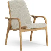 Swedese Laminett nojatuoli öljytty tammi/lampaannahka Moonlight (beige)