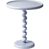 Pols Potten Side Table Twister - Blue - Ø46X H56CM