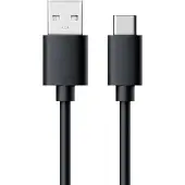 RealPower 255650, 0,6 m, USB C, USB 3.2 Gen 1 (3.1 Gen 1), Musta