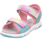 Superfit Sandaalit 'PEBBLES' turkoosi / keltainen / vaaleanpunainen / vaalea pinkki