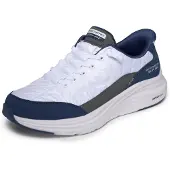 SKECHERS for man. 232619 Slip-Ins Sneakers: Contour Foam - Cozy Fit white (42), Flat, Laces, Casual