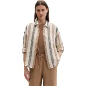Marc O'Polo Woven Blouses Longsleeve - Cream - 36