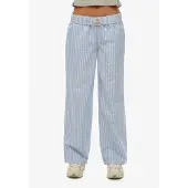 Superdry for woman. W7011273A Cotton Stripe Elastic trousers blue (S), Casual