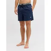 Jack & Jones Uimashortsit 'JPSTMaui' laivastonsininen / musta / valkoinen