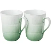 Royal Copenhagen - Iris Kuppi 36 cl 2 kpl Vihreä